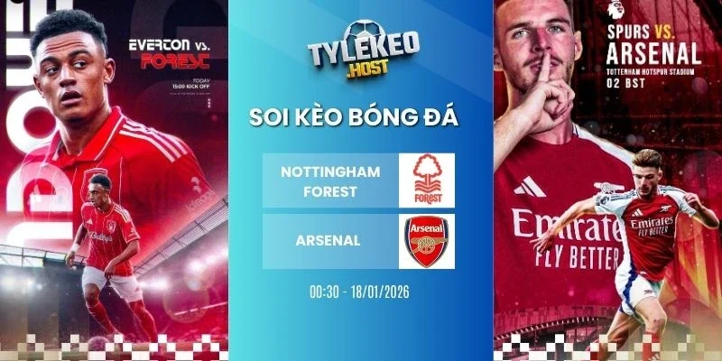 Soi kèo nhà cái Nottingham Forest vs Arsenal