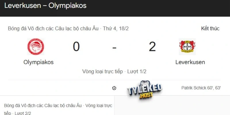 Kết quả các trận tranh tài trước của 2 CLB