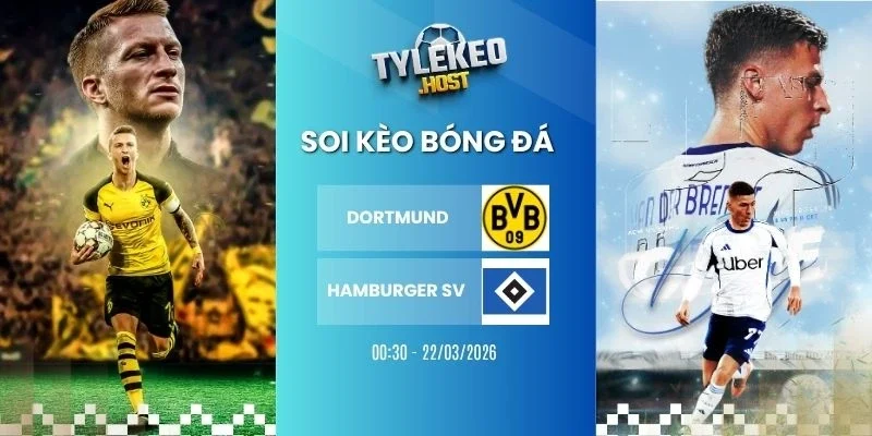 soi tỷ lệ kèo nhà cái Dortmund vs Hamburger SV - Bundesliga, 22/03/2026