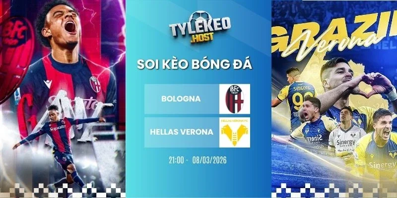 Tỷ lệ kèo nhà cái Bologna vs Hellas Verona - Serie A, 08/03/2026